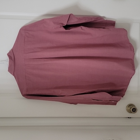 Brooks Brothers Size L (16-4) Burgundy & White Checkered Long Sleeve Button Down - Picture 4 of 11